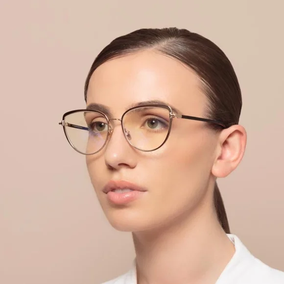 NEW TOM FORD WOMEN'S EYEGLASSES FT5741/B 016 CAT-EYE TOM FORD TF5741-B